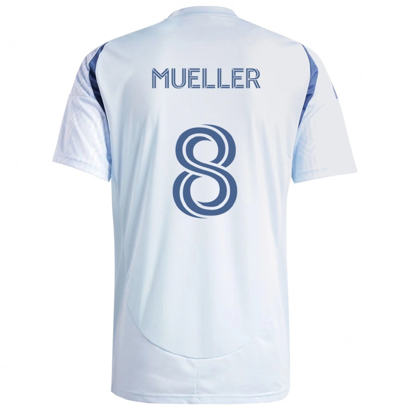 Danxen Dámské Chris Mueller #8 Červená Bílá Daleko Hráčské Dresy 2025/26 Dres