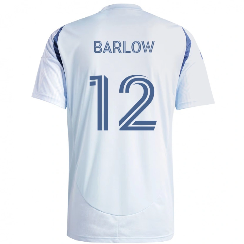 Danxen Dámské Tom Barlow #12 Červená Bílá Daleko Hráčské Dresy 2025/26 Dres