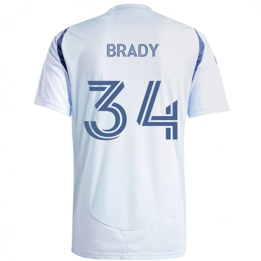 Danxen Dámské Chris Brady #34 Červená Bílá Daleko Hráčské Dresy 2025/26 Dres