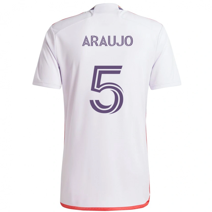 Danxen Dámské César Araújo #5 Bílá Fialová Daleko Hráčské Dresy 2025/26 Dres