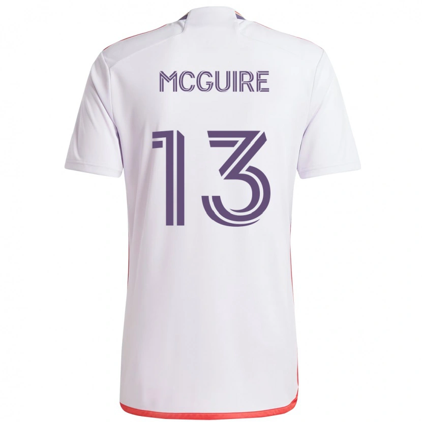 Danxen Dámské Duncan Mcguire #13 Bílá Fialová Daleko Hráčské Dresy 2025/26 Dres