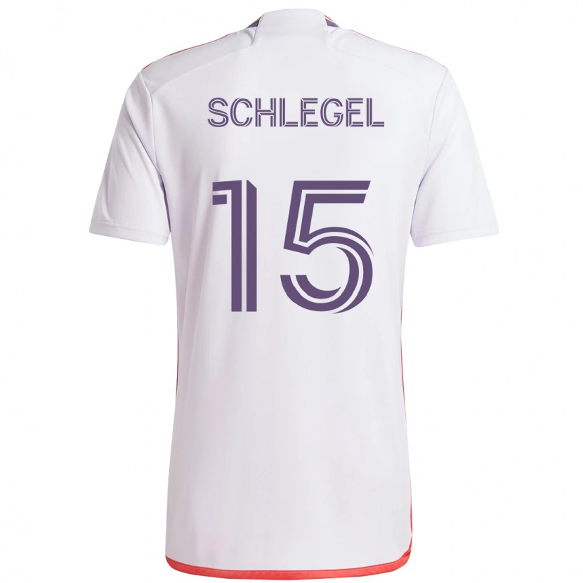 Danxen Dámské Rodrigo Schlegel #15 Fialová Bílá Daleko Hráčské Dresy 2025/26 Dres
