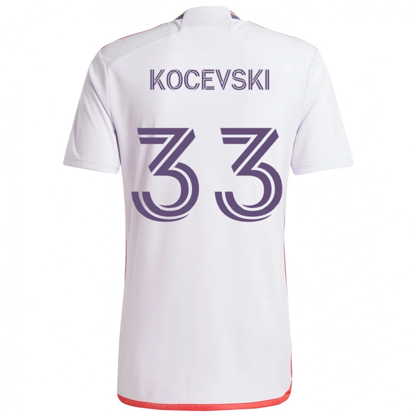Danxen Dámské Jeorgio Kocevski #33 Fialová Bílá Daleko Hráčské Dresy 2025/26 Dres