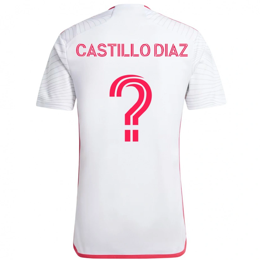 Danxen Dámské Jesus Castillo Diaz #0 Purpurová Bílá Daleko Hráčské Dresy 2025/26 Dres