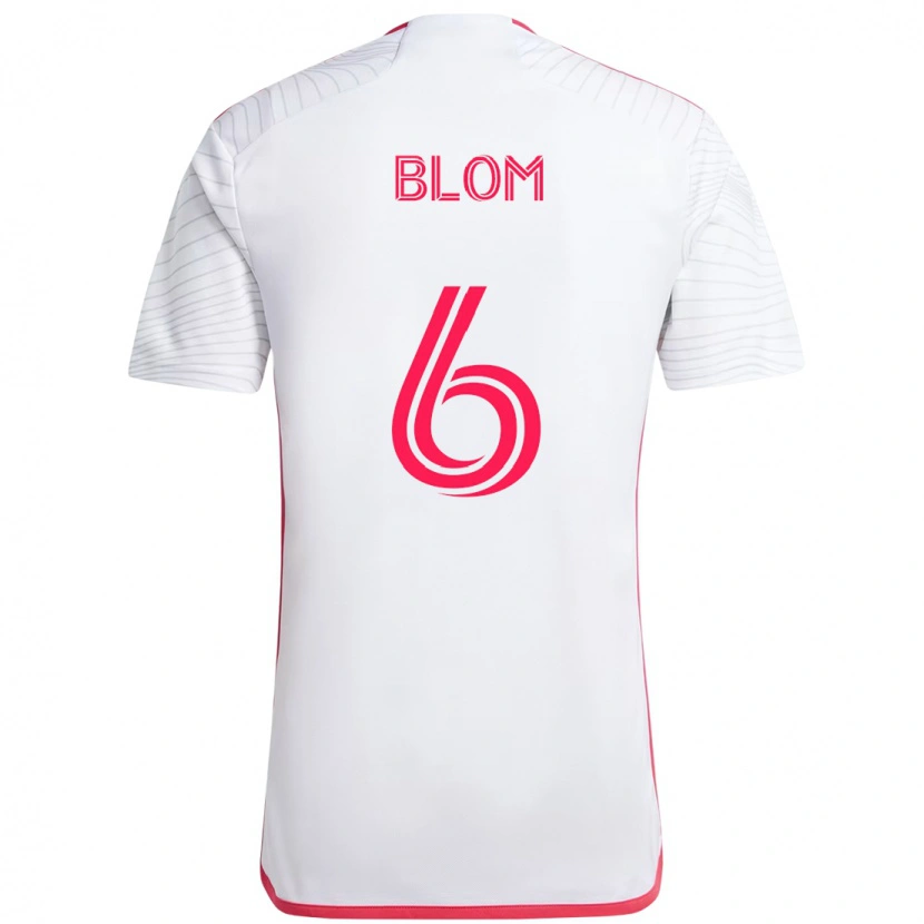 Danxen Dámské Njabulo Blom #6 Purpurová Bílá Daleko Hráčské Dresy 2025/26 Dres