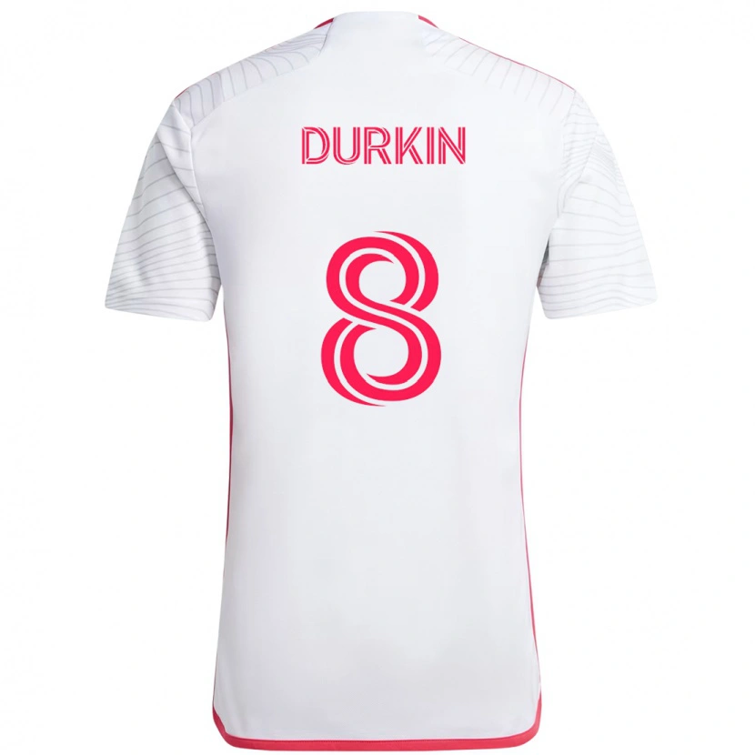 Danxen Dámské Chris Durkin #8 Purpurová Bílá Daleko Hráčské Dresy 2025/26 Dres