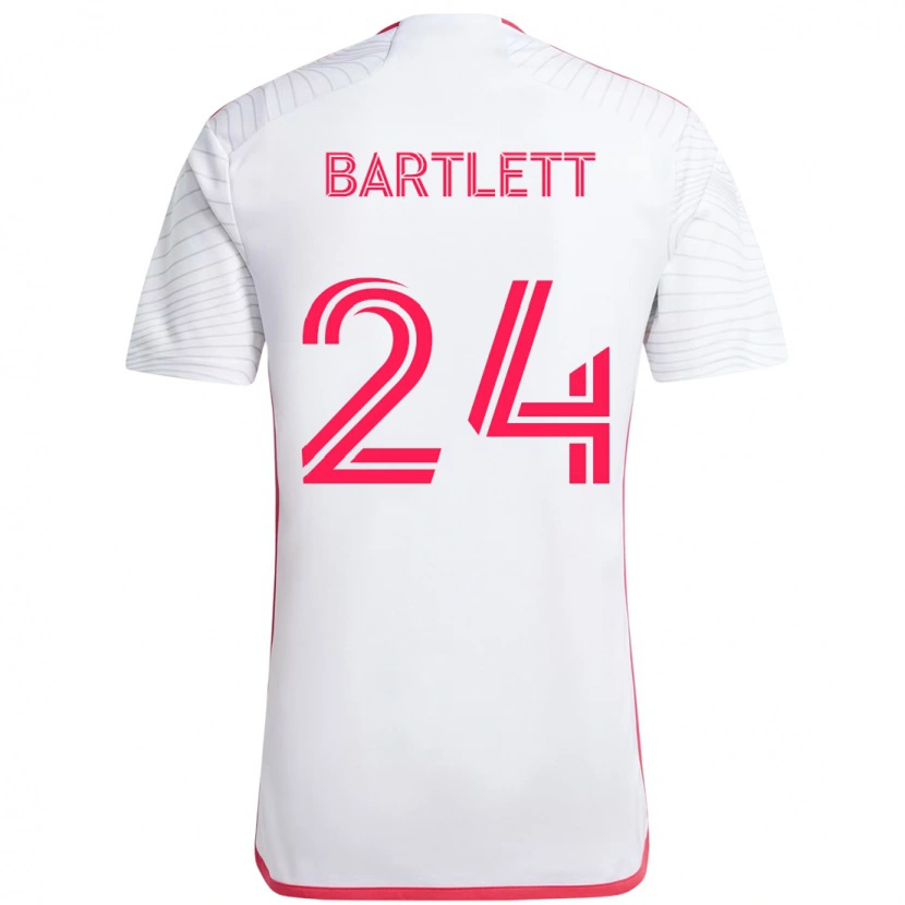 Danxen Dámské Lucas Bartlett #24 Purpurová Bílá Daleko Hráčské Dresy 2025/26 Dres