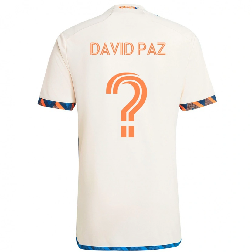 Danxen Dámské David Paz #0 Tmavě Modrá Oranžová Daleko Hráčské Dresy 2025/26 Dres