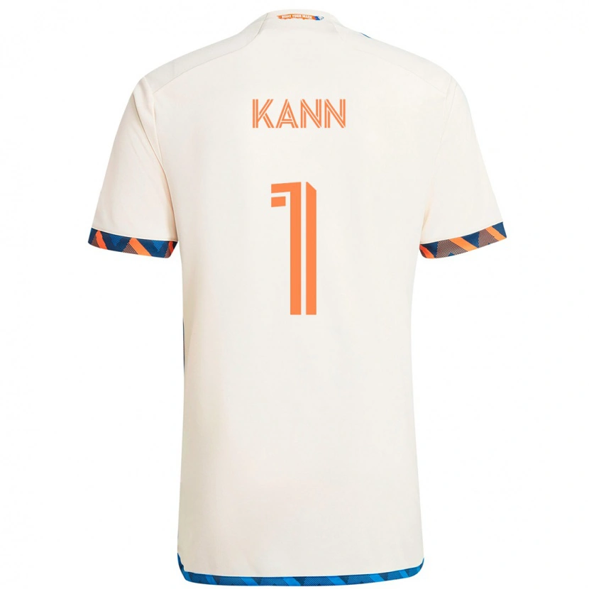 Danxen Dámské Alec Kann #1 Tmavě Modrá Oranžová Daleko Hráčské Dresy 2025/26 Dres