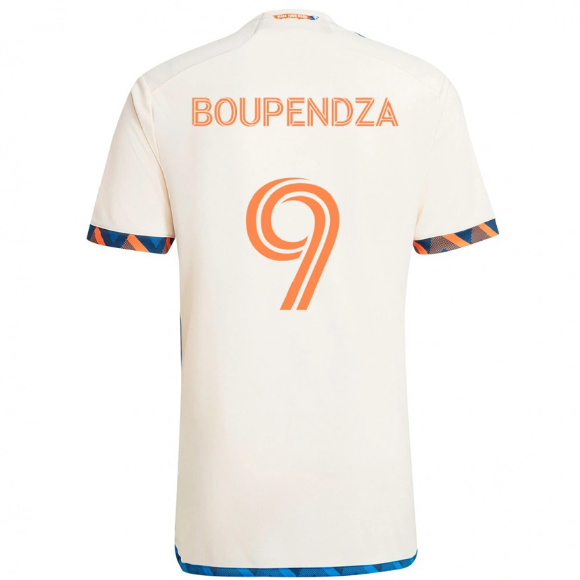 Danxen Dámské Aaron Boupendza #9 Tmavě Modrá Oranžová Daleko Hráčské Dresy 2025/26 Dres
