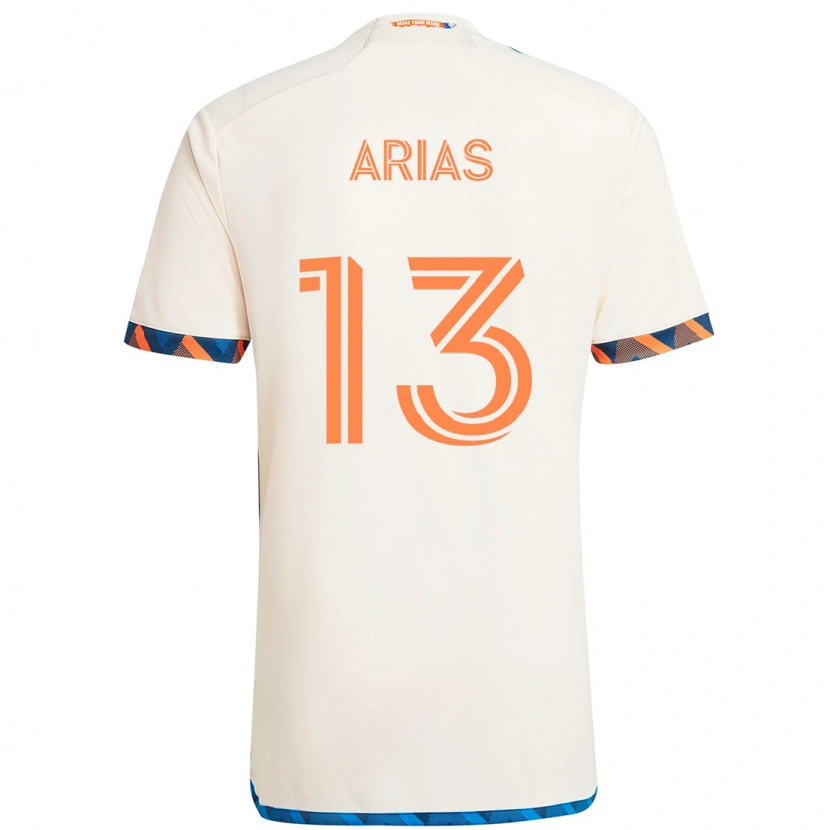 Danxen Dámské Santiago Arias #13 Tmavě Modrá Oranžová Daleko Hráčské Dresy 2025/26 Dres