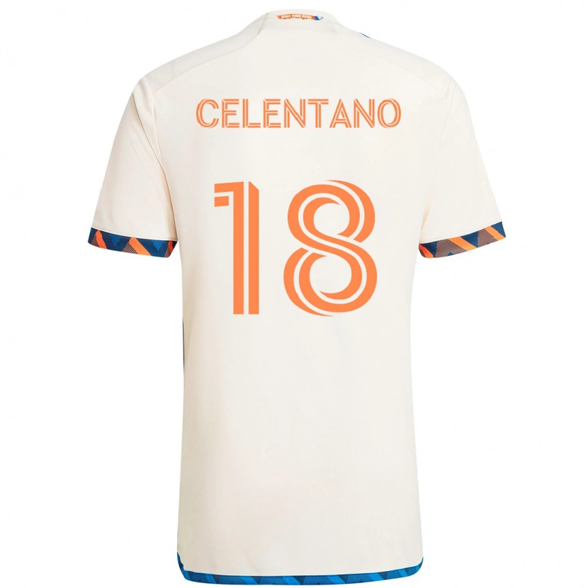 Danxen Dámské Roman Celentano #18 Tmavě Modrá Oranžová Daleko Hráčské Dresy 2025/26 Dres