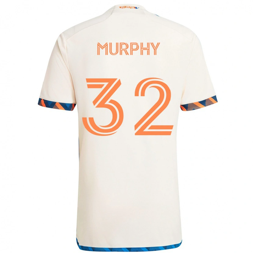 Danxen Dámské Ian Murphy #32 Tmavě Modrá Oranžová Daleko Hráčské Dresy 2025/26 Dres