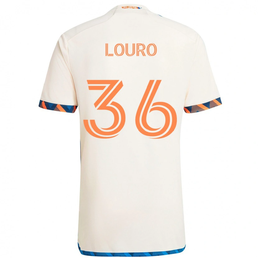Danxen Dámské Evan Louro #36 Tmavě Modrá Oranžová Daleko Hráčské Dresy 2025/26 Dres