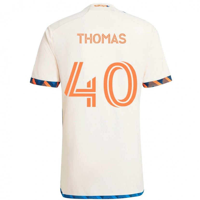 Danxen Dámské Kai Thomas #40 Tmavě Modrá Oranžová Daleko Hráčské Dresy 2025/26 Dres