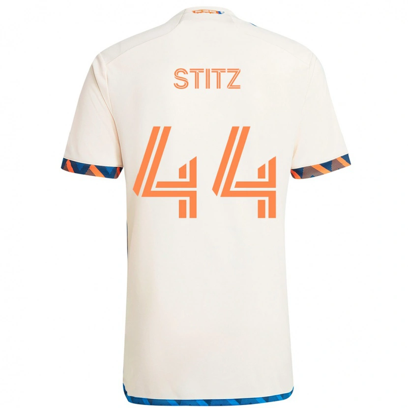 Danxen Dámské Ben Stitz #44 Tmavě Modrá Oranžová Daleko Hráčské Dresy 2025/26 Dres