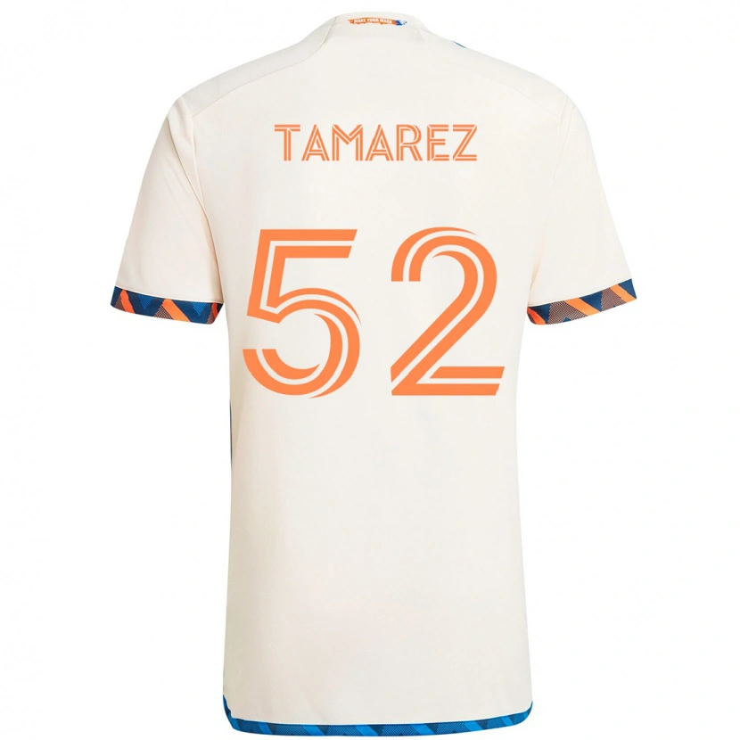 Danxen Dámské Lucas Tamarez #52 Tmavě Modrá Oranžová Daleko Hráčské Dresy 2025/26 Dres