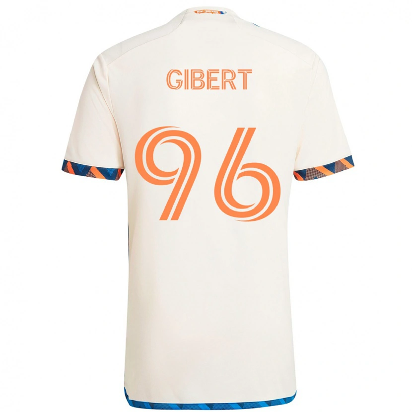 Danxen Dámské Gaël Gibert #96 Tmavě Modrá Oranžová Daleko Hráčské Dresy 2025/26 Dres