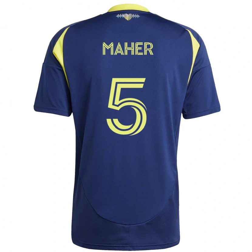 Danxen Dámské Jack Maher #5 Žlutá Námořnická Modrá Daleko Hráčské Dresy 2025/26 Dres