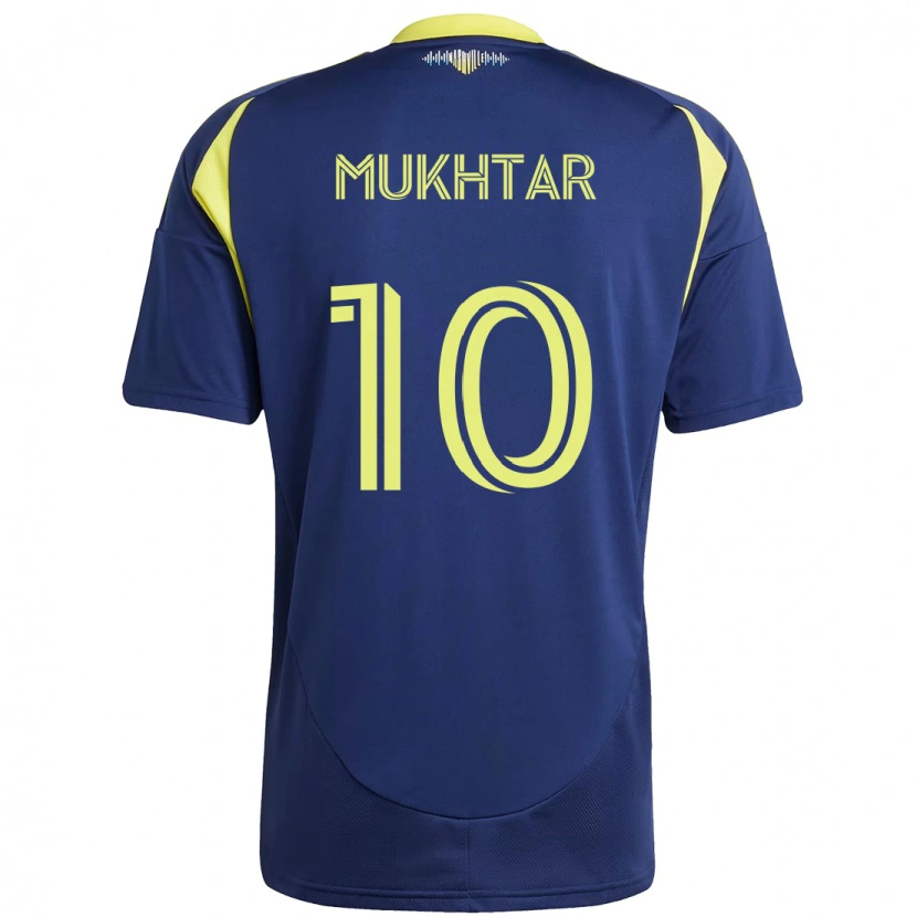 Danxen Dámské Hany Mukhtar #10 Žlutá Námořnická Modrá Daleko Hráčské Dresy 2025/26 Dres