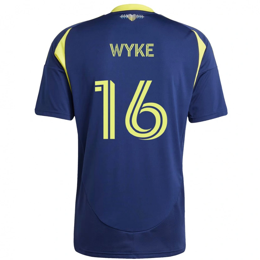 Danxen Dámské Laurence Wyke #16 Žlutá Námořnická Modrá Daleko Hráčské Dresy 2025/26 Dres