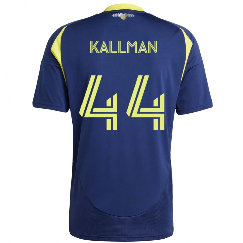 Danxen Dámské Brent Kallman #44 Žlutá Námořnická Modrá Daleko Hráčské Dresy 2025/26 Dres