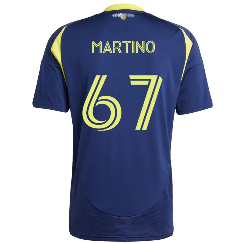 Danxen Dámské Ben Martino #67 Žlutá Námořnická Modrá Daleko Hráčské Dresy 2025/26 Dres
