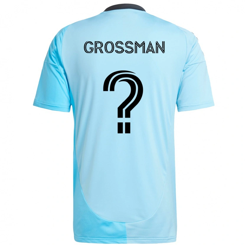 Danxen Dámské Jack Grossman #0 Černá Modrá Daleko Hráčské Dresy 2025/26 Dres
