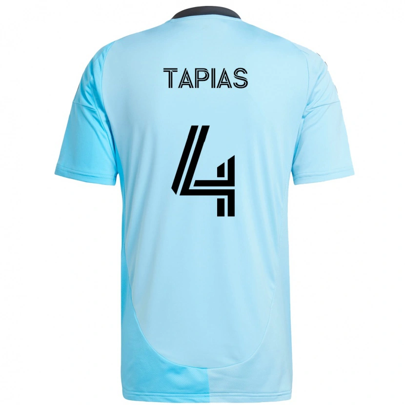 Danxen Dámské Miguel Tapias #4 Černá Modrá Daleko Hráčské Dresy 2025/26 Dres