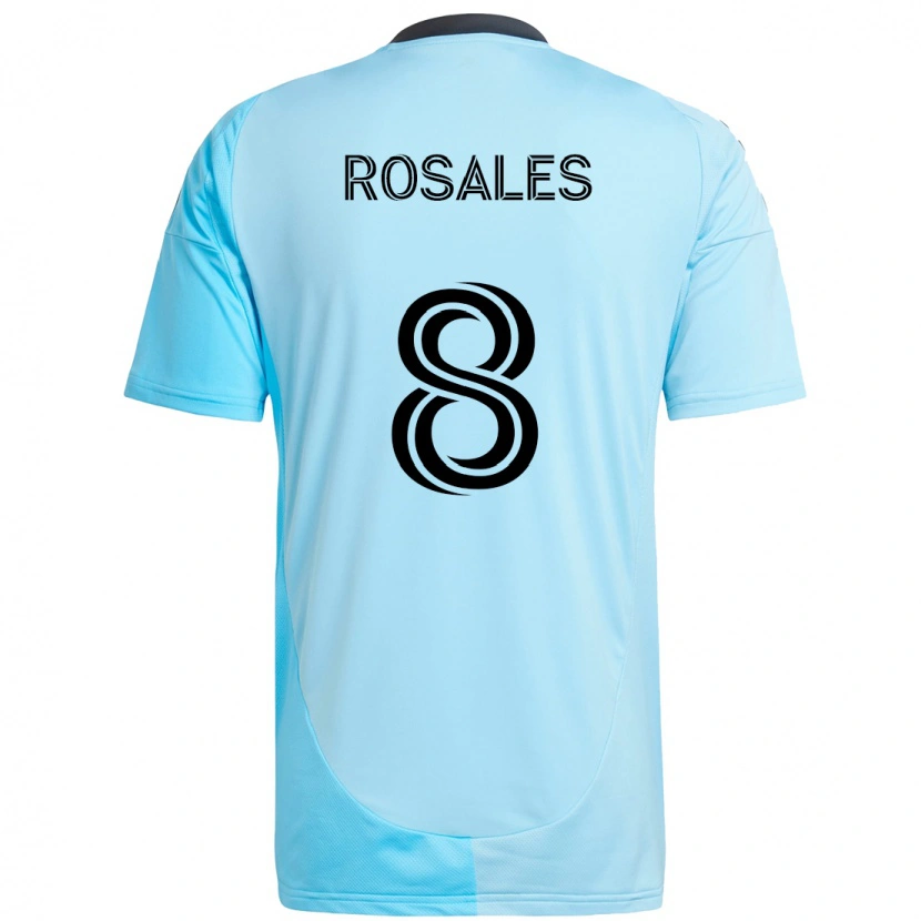 Danxen Dámské Joseph Rosales #8 Černá Modrá Daleko Hráčské Dresy 2025/26 Dres