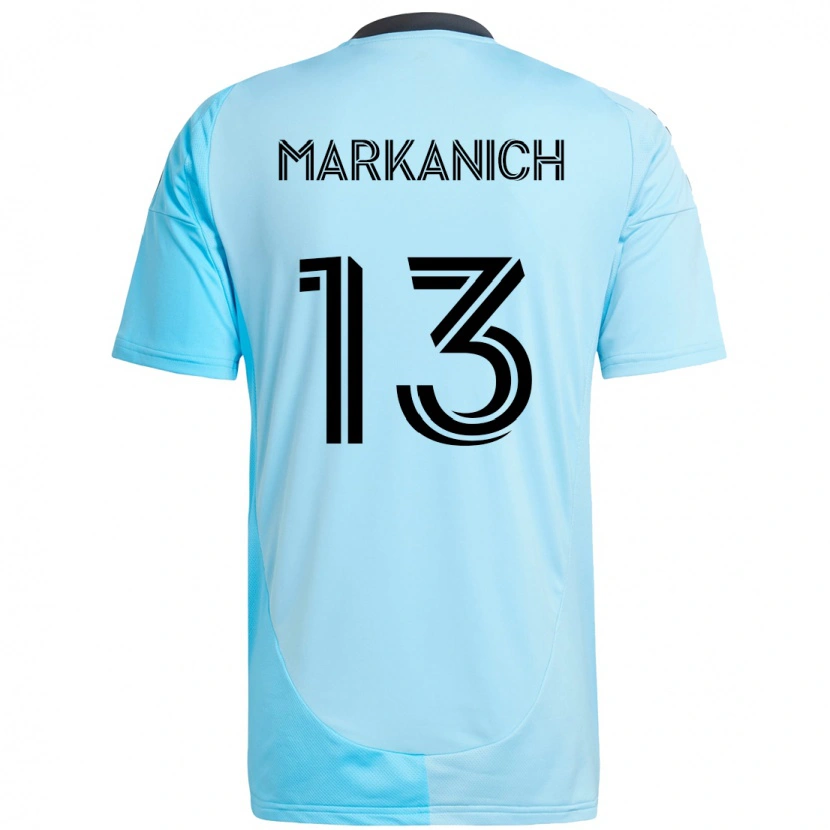 Danxen Dámské Anthony Markanich Jr. #13 Černá Modrá Daleko Hráčské Dresy 2025/26 Dres