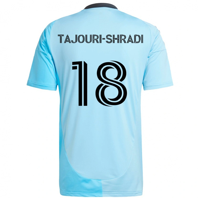 Danxen Dámské Ismael Tajouri-Shradi #18 Černá Modrá Daleko Hráčské Dresy 2025/26 Dres