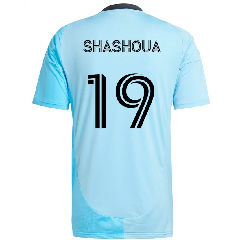 Danxen Dámské Sam Shashoua #19 Černá Modrá Daleko Hráčské Dresy 2025/26 Dres
