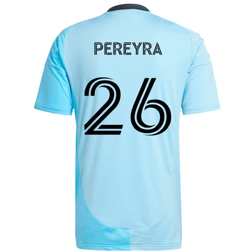 Danxen Dámské Joaquín Pereyra #26 Černá Modrá Daleko Hráčské Dresy 2025/26 Dres
