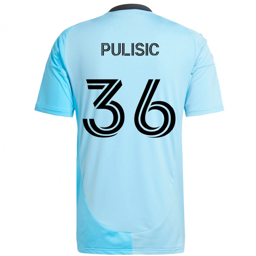Danxen Dámské Will Pulisic #36 Černá Modrá Daleko Hráčské Dresy 2025/26 Dres