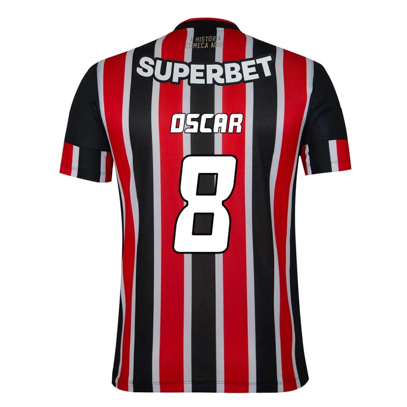 Danxen Dámské Oscar #8 Červená Černá Bílá Daleko Hráčské Dresy 2025/26 Dres