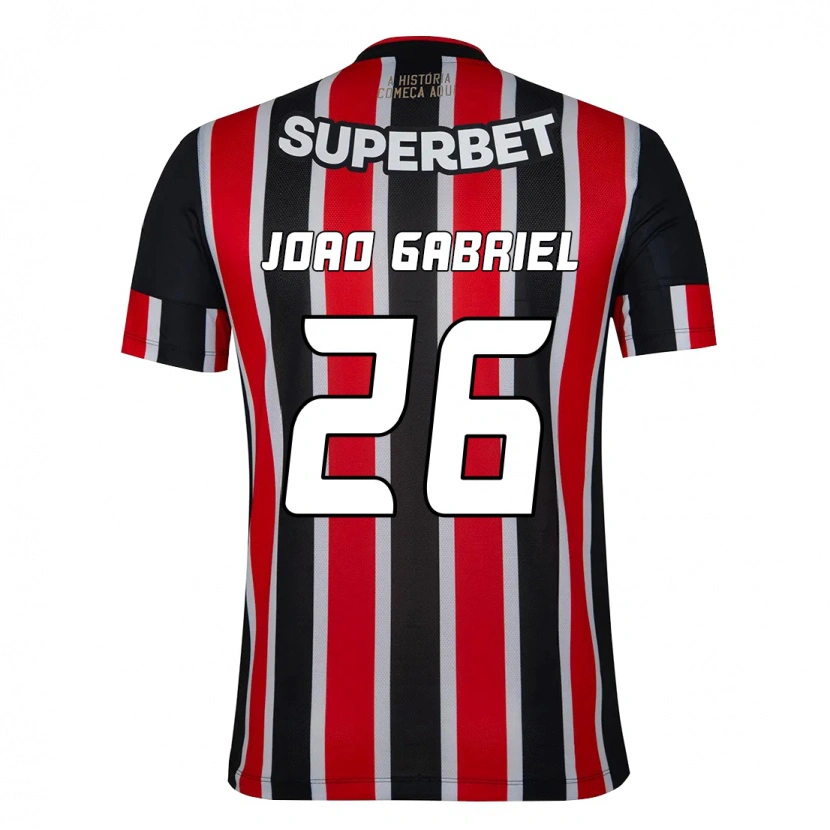 Danxen Dámské João Gabriel #26 Červená Černá Bílá Daleko Hráčské Dresy 2025/26 Dres