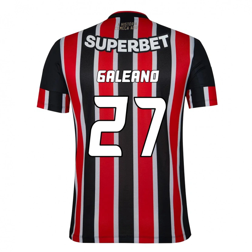 Danxen Dámské Antonio Galeano #27 Červená Černá Bílá Daleko Hráčské Dresy 2025/26 Dres