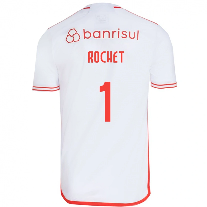 Danxen Dámské Sergio Rochet #1 Červená Bílá Daleko Hráčské Dresy 2025/26 Dres