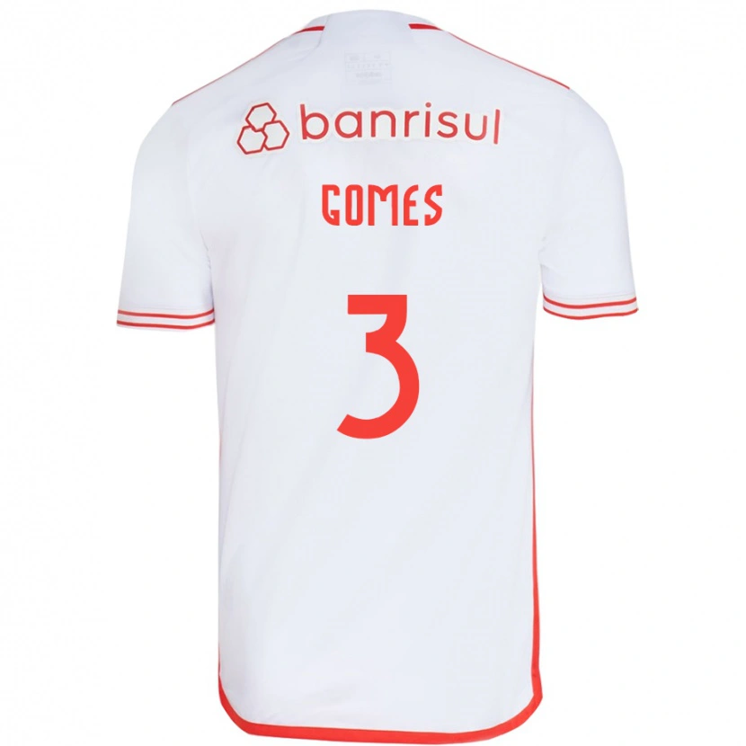 Danxen Dámské Igor Gomes #3 Červená Bílá Daleko Hráčské Dresy 2025/26 Dres