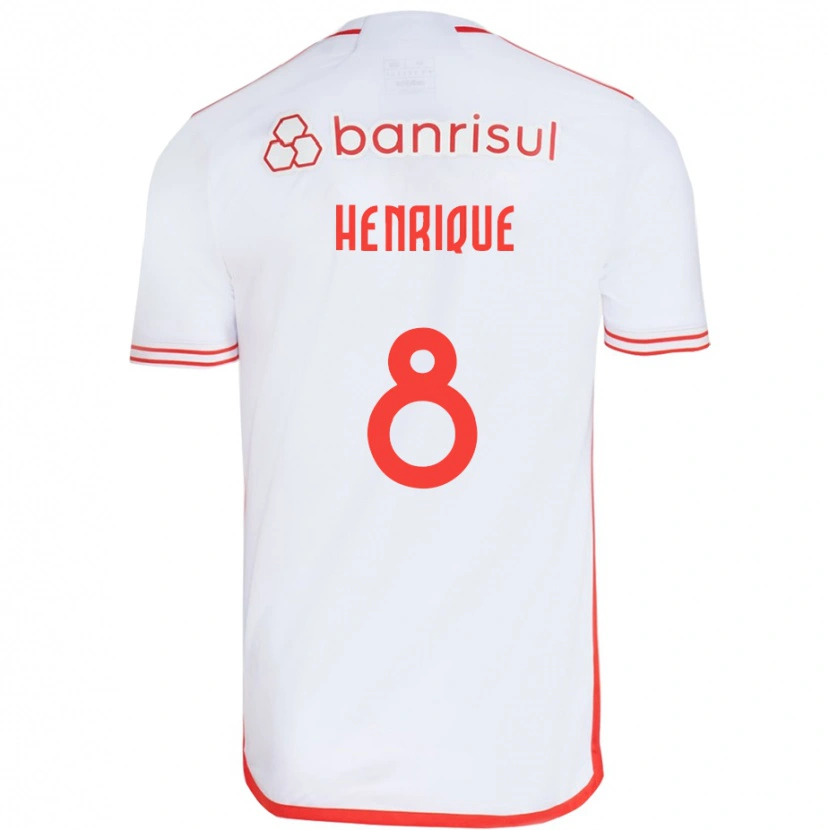 Danxen Dámské Bruno Henrique #8 Červená Bílá Daleko Hráčské Dresy 2025/26 Dres