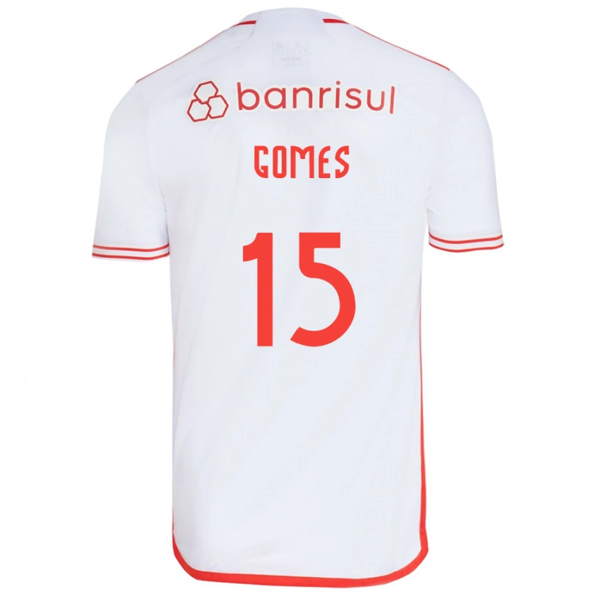 Danxen Dámské Bruno Gomes #15 Červená Bílá Daleko Hráčské Dresy 2025/26 Dres