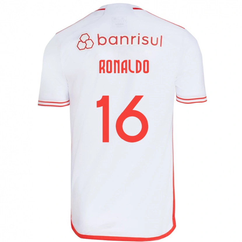 Danxen Dámské Ronaldo #16 Červená Bílá Daleko Hráčské Dresy 2025/26 Dres