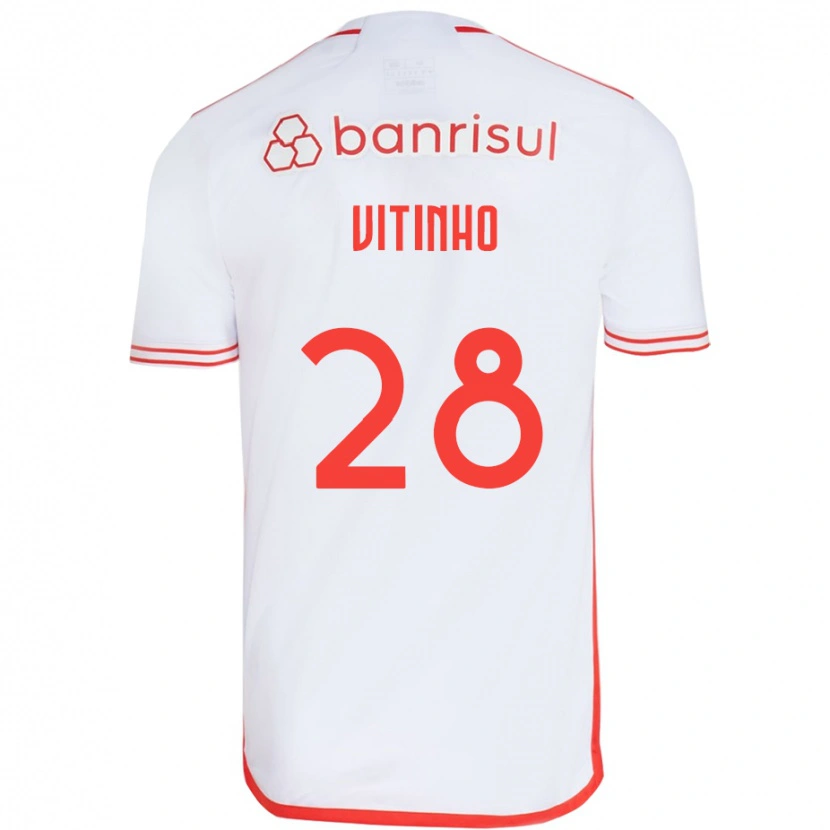 Danxen Dámské Vitinho #28 Červená Bílá Daleko Hráčské Dresy 2025/26 Dres