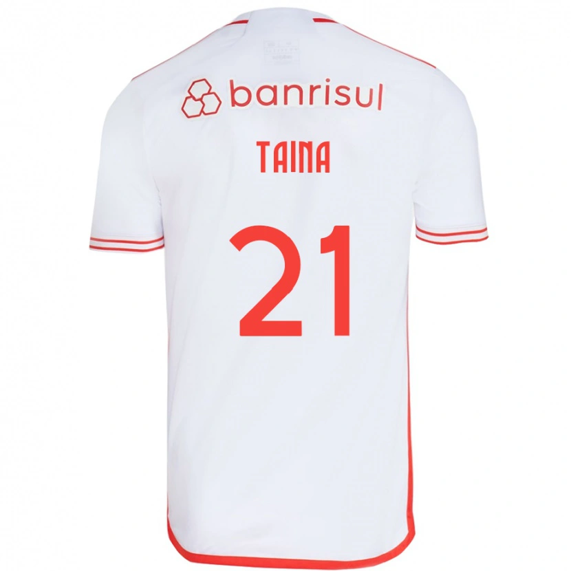 Danxen Dámské Tainá #21 Červená Bílá Daleko Hráčské Dresy 2025/26 Dres