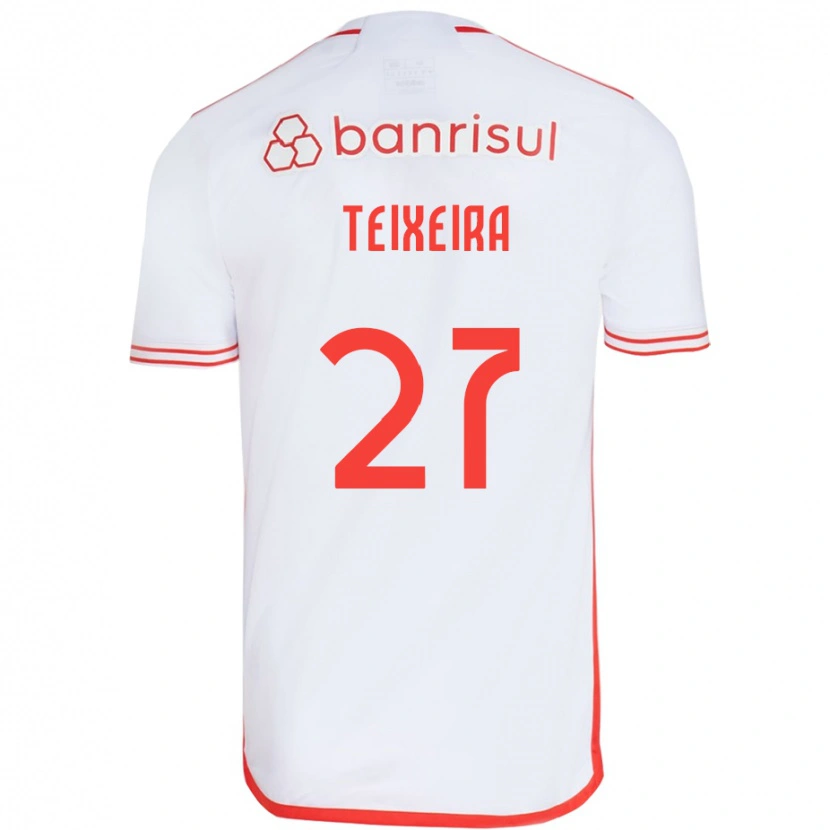 Danxen Dámské Danny Teixeira #27 Červená Bílá Daleko Hráčské Dresy 2025/26 Dres