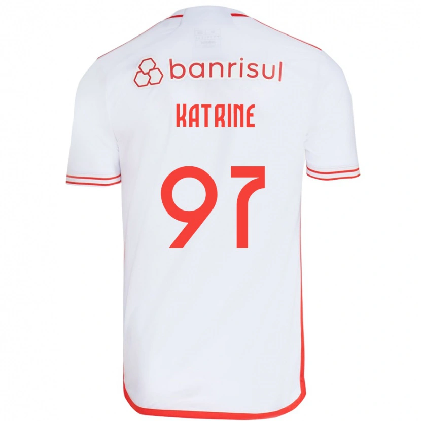 Danxen Dámské Katrine #97 Červená Bílá Daleko Hráčské Dresy 2025/26 Dres