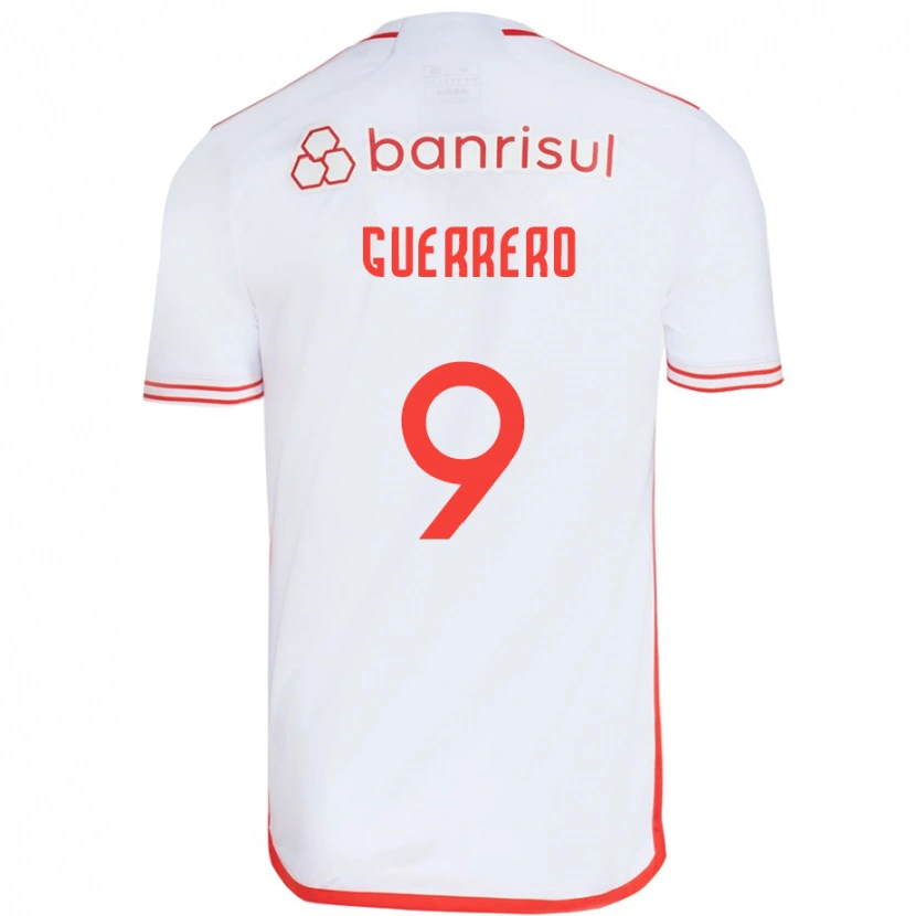Danxen Dámské Paolo Guerrero #9 Červená Bílá Daleko Hráčské Dresy 2025/26 Dres