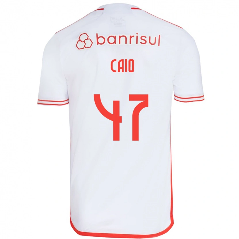 Danxen Dámské Caio Vidal #47 Červená Bílá Daleko Hráčské Dresy 2025/26 Dres