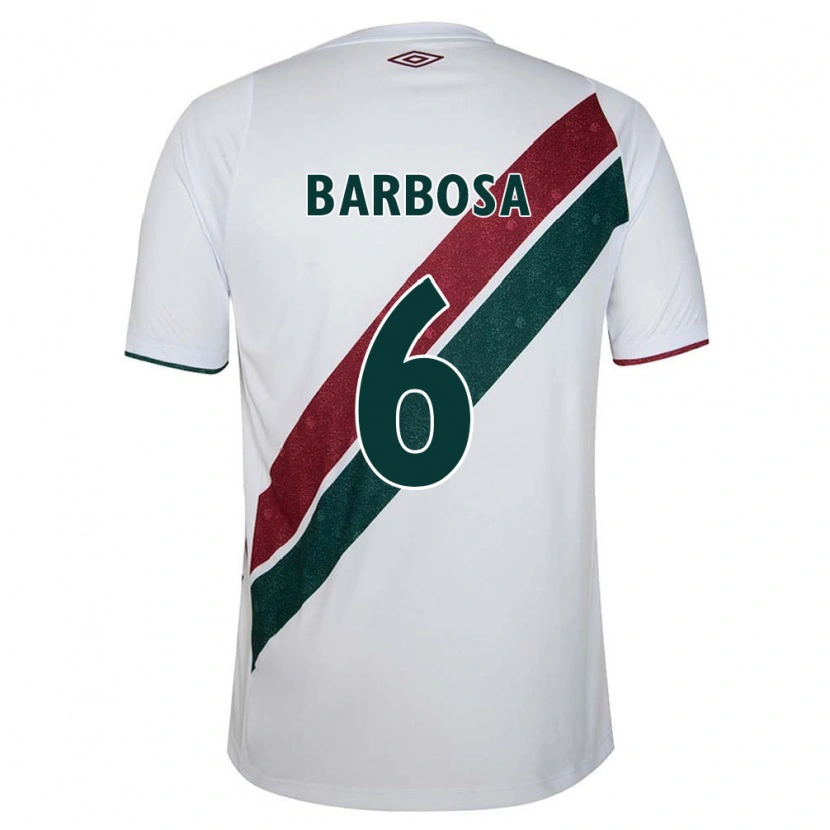 Danxen Dámské Diogo Barbosa #6 Zelená Vínová Bílá Daleko Hráčské Dresy 2025/26 Dres